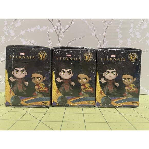 Funko Mystery Minis Marvel Eternals Bobble-Head Figure 3 Figures ~ Sealed Boxes - Picture 7 of 7